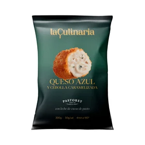 LA CULINARIA Croquetas congeladas super cremosas de queso azul y cebolla caramelizada 300 g.