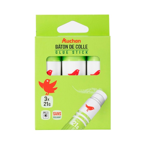 Pack 3 barras pegamento 21 gr cada una. ALCAMPO