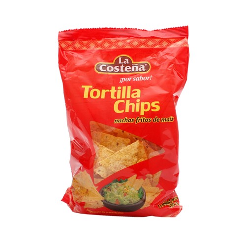 LA COSTEÑA Nachos fritos de maíz bolsa de 200 g.