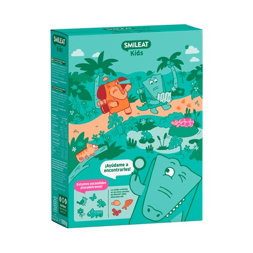 SMILEAT Kids Cereales ecológicos con avena integral 300 g.