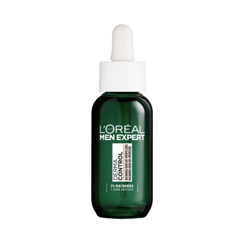 L´ORÉAL PARIS Men expert derma control Sérum eliminador de manchas y marcas post acné 30 ml.
