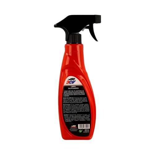 Spay limpiador de salpicaderos con acabado brillante y agradable olor 3CV 500 mililitros.