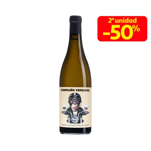 MANOLIÑO VERBENAS  Vino blanco con D.O. Ribeiro botella 75 cl.