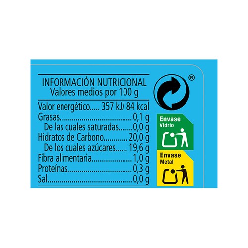 TORNEO Mermelada de melocotón light 310 gr.