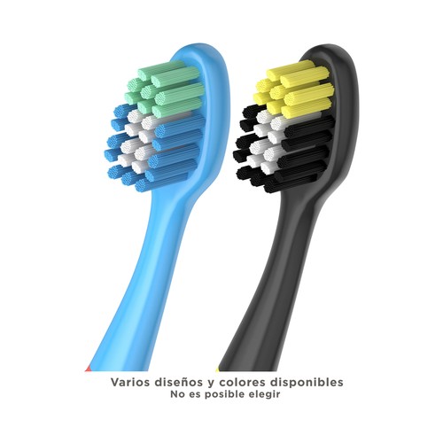 COLGATE Cepillo dental infantil, con filamentos suaves y limpiador de lengua COLGATE 2 uds.