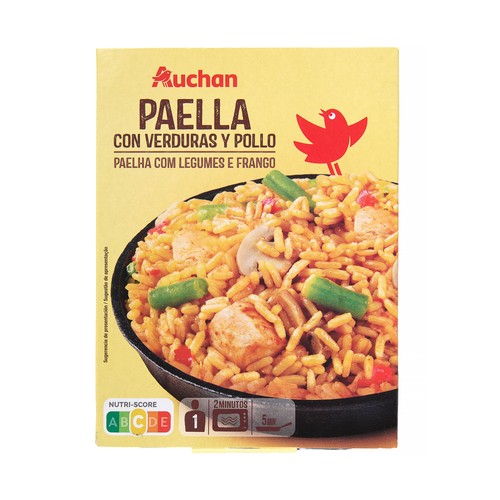 PRODUCTO ALCAMPO Paella de verduras y pollo 250 g
