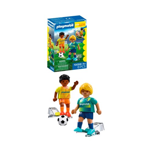 PLAYMOBIL 72058. Jugadores de fútbol.