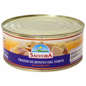 SÁLVORA Bonito del norte en escabeche lata de 585 g.