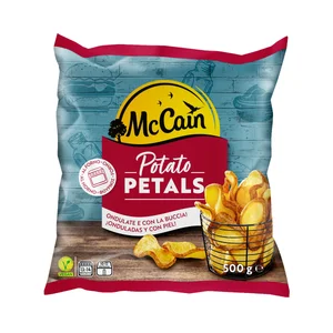 McCAIN Patatas onduladas y con piel, prefitas y ultracongeladas MCCAIN Petals 500 g.