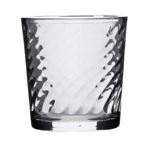 Set 6 Vasos Bajos de Vidrio 26cl Twist, QUID