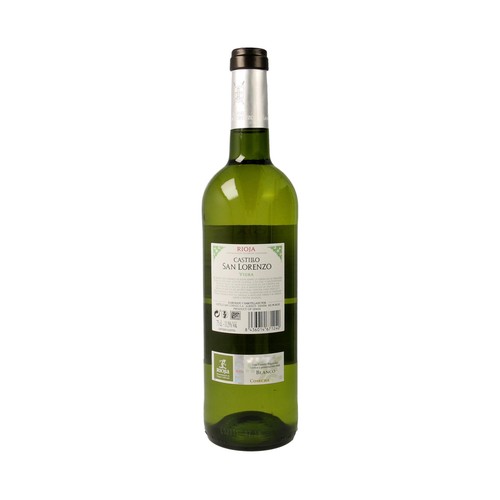 CASTILLO SAN LORENZO  Vino blanco con D.O. Rioja CASTILLO SAN LORENZO botella de 75 cl.
