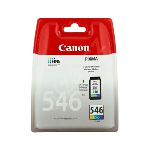Cartucho de tinta CANON PG-546, tricolor.