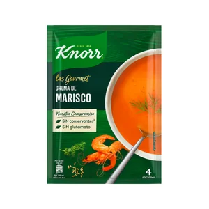 KNORR Crema de marisco gourmet con un toque de eneldo 72 g.