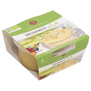 SANTA TERESA Hummus elaborado con ingredientes 100% naturales procedentes de agricultura ecológica SANTA TERESA 180 g.