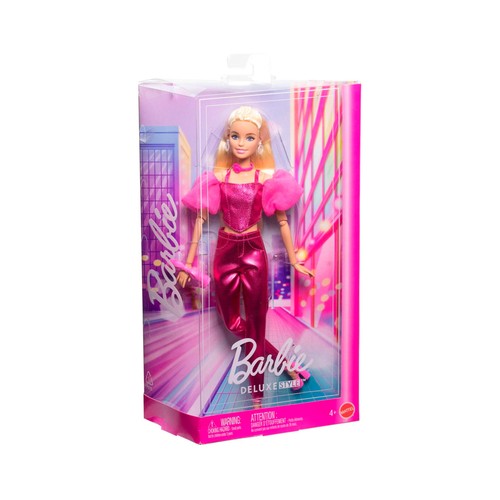 BARBIE Deluxe Metallic Muñeca con Corset Rosa +4 Años
