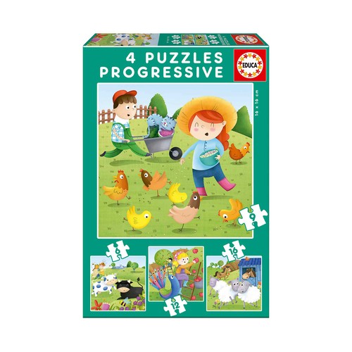 BORRAS Puzzles Progresivos Surtido +3 años