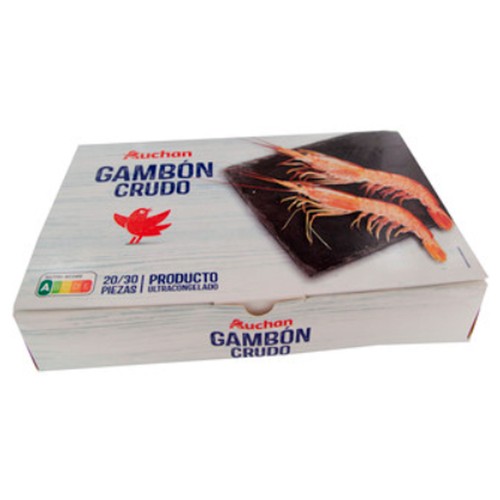 AUCHAN Gambón crudo 20/30 ultracongelado 1000 g Producto Alcampo.