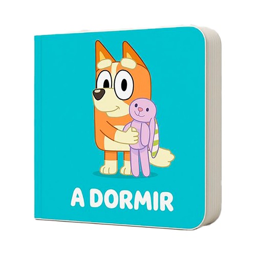Bluey libro juguete hora de dormir pequeña biblioteca. Bluey. BEASCOA