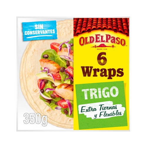 OLD EL PASO Tortillas de trigo wrap 370 gr.
