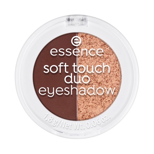 ESSENCE Soft touch duo tono 04 Mocha muse Sombras de ojos en tonos moca.