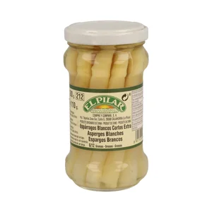 EL PILAR Espárragos blancos extra 6/12 piezas lata de 110 g.