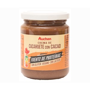 Imagen de PRODUCTO ALCAMPO Crema de cacahuete con cacao 250 gr.