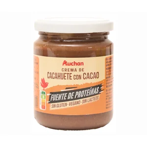PRODUCTO ALCAMPO Crema de cacahuete con cacao 250 gr.