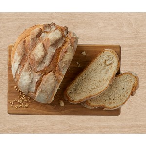 Imagen de Hogaza de pan rústico en rebanadas con masa madre de Fabricación Propia 800 g.