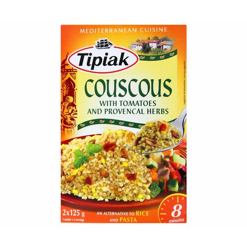 Alcampo TIPIAK Couscous con tomate y hierbas provenzales TIPIAK paquete de 250 g