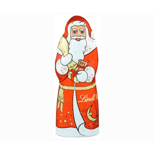 FIgurita de chocolate con leche con forma de Santa Claus LINDT 70 g.