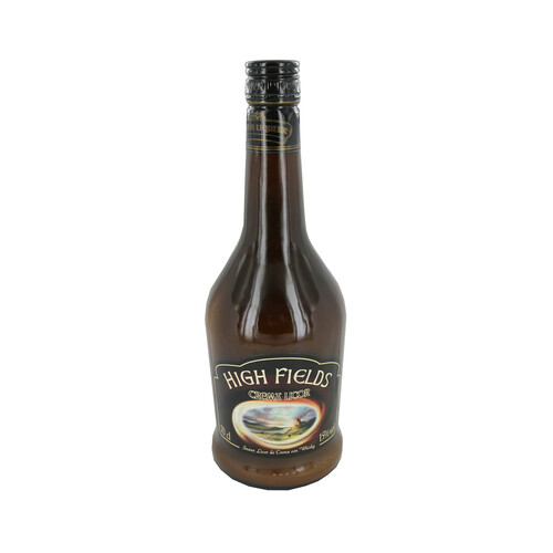 Crema suave de licor con whisky HIGHFIELDS, botella de 70 cl..