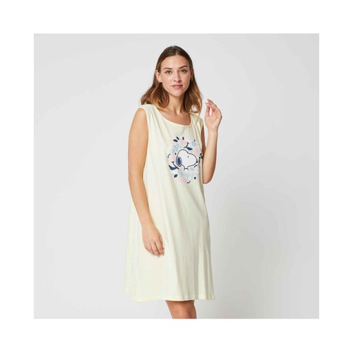 Camisón de algodón para mujer SNOOPY, talla XXL.
