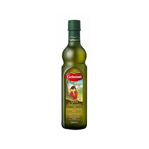 CARBONELL Aceite de oliva virgen extra 100% Hojiblanca botella de cristal de 750 ml.