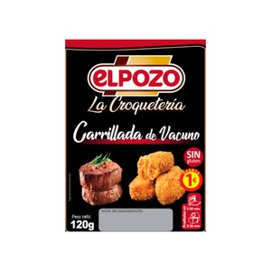 Imagen de EL POZO Croquetas con carrillada de vacuno rebozadas 120 g.