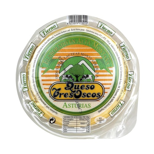 QUESO TRES OSCOS Queso de vaca tierno QUESO TRES OSCOS 750 g.