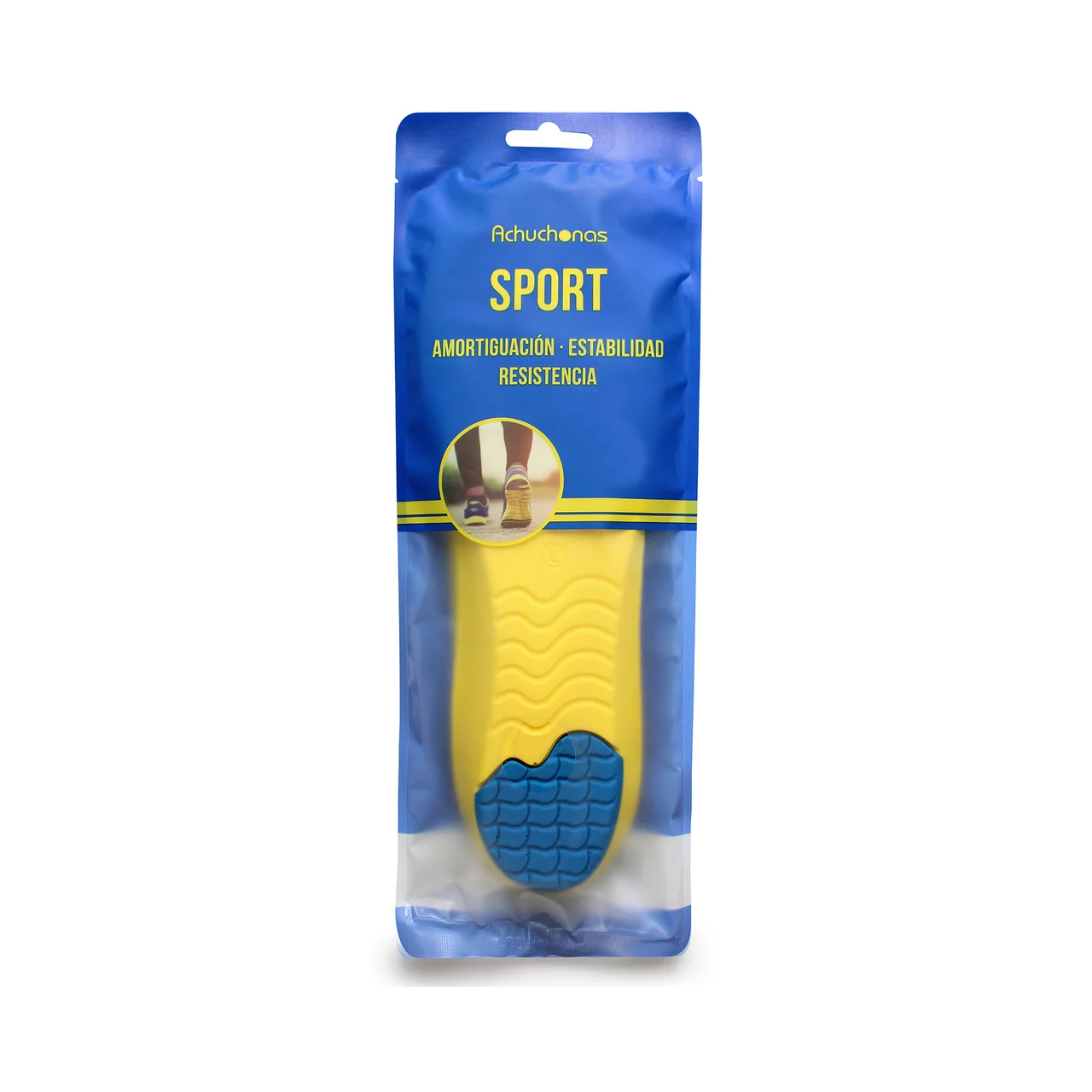 Plantilla Sport, amortiguación, estabilidad y resistencia, talla 35/42.
