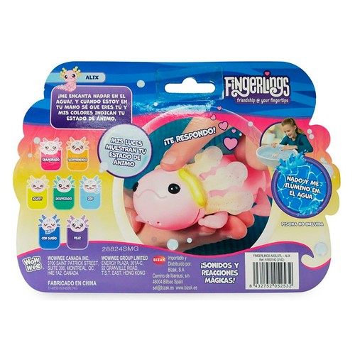Nadador fingerlings axolotl, WOWWEE.