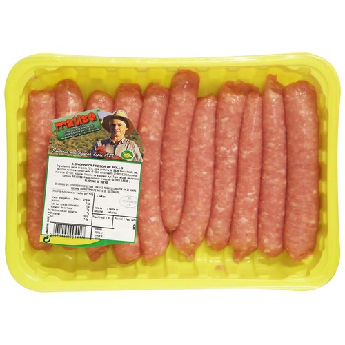 Bandeja de longanizas frescas de pollo MATISA