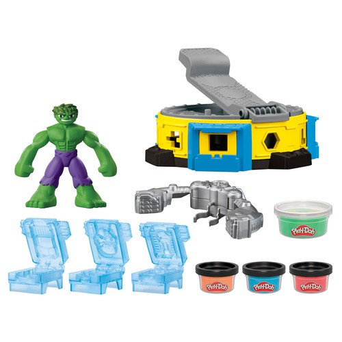 Play-Doh Marvel Set De Juego Hulk aplasta y moldea +4 Años HASBRO