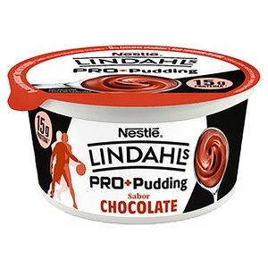 LINDAHLS Pudding de chocolate con alto contenido en proteínas (15 g) de Nestlé 150 g.