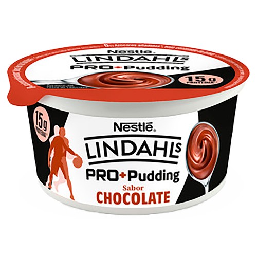 Pudding de chocolate con alto contenido en proteínas (15 g) LINDAHLS de Nestlé 150 g.