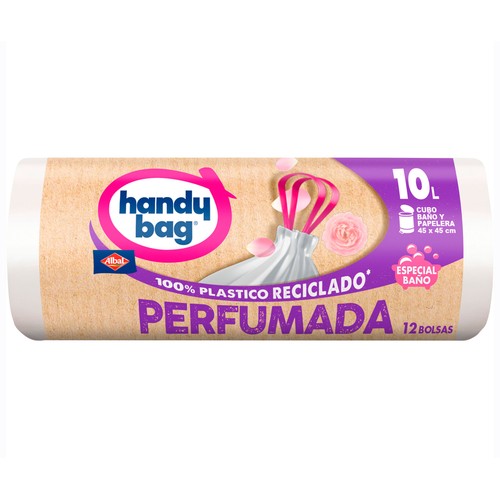 HANDY BAG Bolsa de basura baño perfumada 10 l.