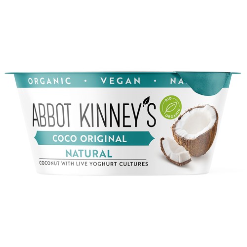 ABBOT KINNEY´S Postre de coco natural 125 g.