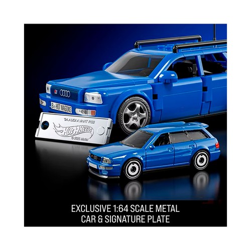 Conjunto de construcción serie Speed Audi Cadilac, Coleccionable adulto, 236 pcs +10 Años, Hot Wheels MATTEL