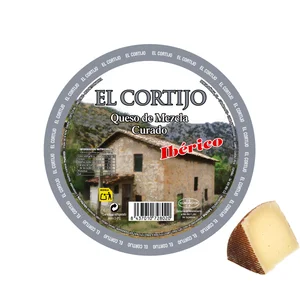 EL CORTIJO Queso mezcla curado Ibérico. - Trozo