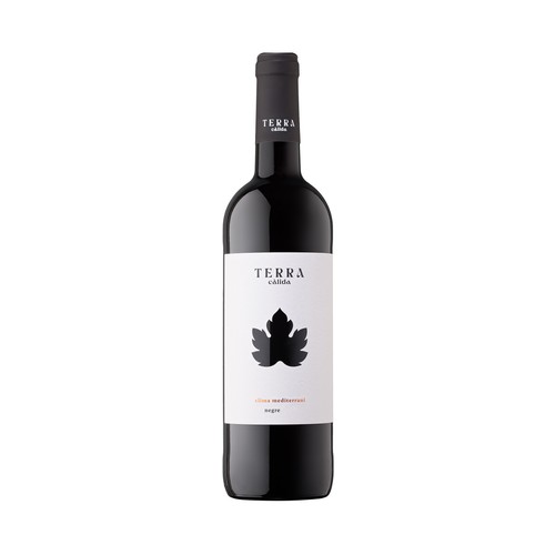 TERRA CÀLIDA Vino tinto con D.O. Cataluña botella de 75 cl.
