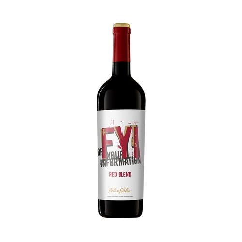 FYI Vino tinto blend botella 75 cl.