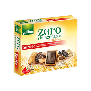 Imagen de GULLÓN Zero Galletas, surtido, sin azúcares añadidos 319 g.
