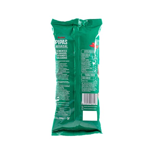 PRODUCTO ALCAMPO Pipas de girasol ligeramente saladas 200 g.