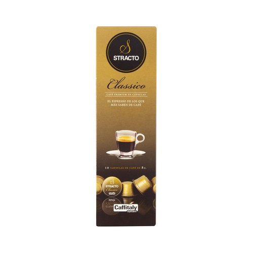 STRACTO MONTECELIO Café en cápsulas clásico 10 uds.